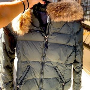 Olive green SAM. jacket size small only worn a few times in great condition!